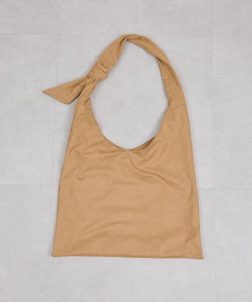 GALLARDAGALANTE（ガリャルダガランテ）の「【2.718】Knotショルダー（トートバッグ・レディース・ライトベージュ/キャメル・FREE）」の6枚目の写真