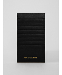 RUEDEUGENIE（リュデュージェニー）の「Black cowhide card wallet（札入れ/マネークリップ）」
