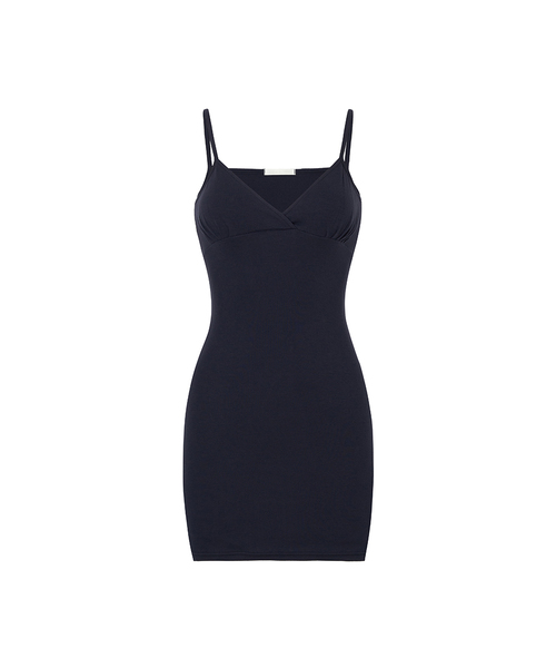 A.R.U(エイアールユー)の「MONO SLIP DRESS(ワンピース・レディース・ライトグレー/ブラック/ネイビー/ピンク・SMALL/MEDIUM)」の4枚目の写真