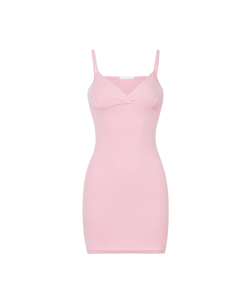 A.R.U(エイアールユー)の「MONO SLIP DRESS(ワンピース・レディース・ライトグレー/ブラック/ネイビー/ピンク・SMALL/MEDIUM)」の1枚目の写真
