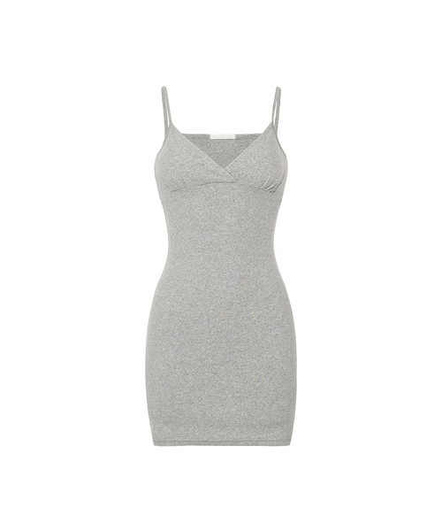 A.R.U(エイアールユー)の「MONO SLIP DRESS(ワンピース・レディース・ライトグレー/ブラック/ネイビー/ピンク・SMALL/MEDIUM)」の3枚目の写真