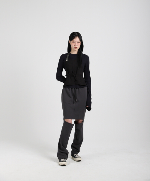 COTTONREBIRTHCLUB（コットンリバースクラブ）の「ハイブリッドパンツ（ネイビー）（スウェットパンツ・レディース・その他・SMALL/MEDIUM）」の7枚目の写真