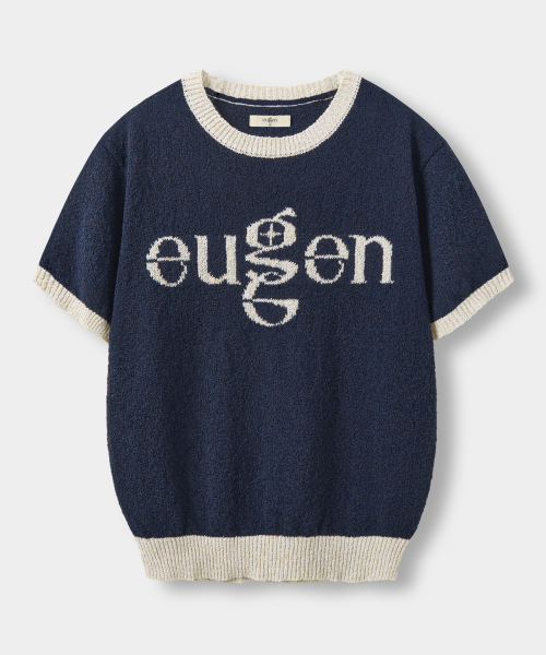 EUGGEN(ユジェン)の「ツートンブークルハーフニット_ネイビー(ニット/セーター・レディース・その他・SMALL/MEDIUM)」の2枚目の写真