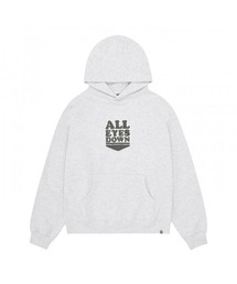 CHENILLE EMBLEM HOODIE(L/Melange)
