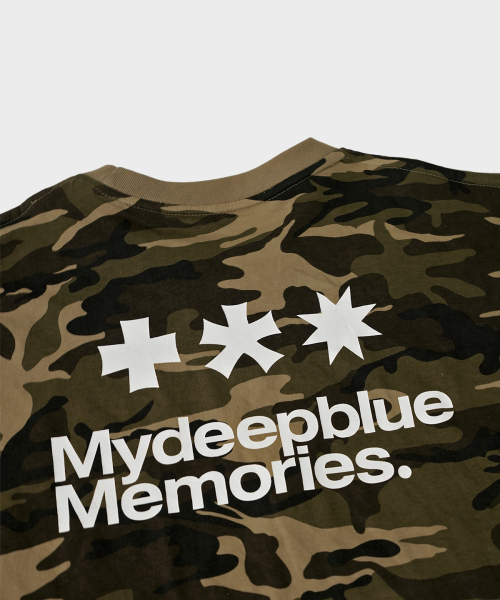 mydeepbluememories(マイディープブルーメモリーズ)の「MM SYMBOL LOGO CAMO LONG SLEEVE #1(Tシャツ/カットソー・レディース・その他・FREE)」の2枚目の写真