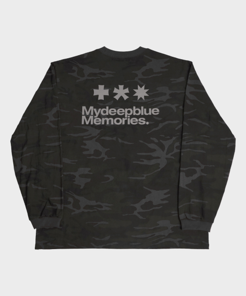 mydeepbluememories(マイディープブルーメモリーズ)の「MM SYMBOL LOGO CAMO LONG SLEEVE #1(Tシャツ/カットソー・レディース・その他・FREE)」の4枚目の写真