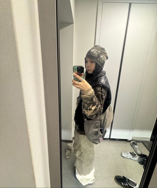 mydeepbluememories(マイディープブルーメモリーズ)の「MM SYMBOL LOGO CAMO LONG SLEEVE #1(Tシャツ/カットソー・レディース・その他・FREE)」の5枚目の写真
