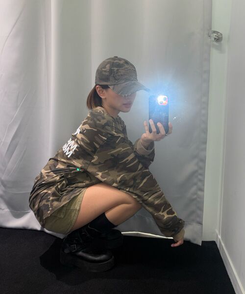 mydeepbluememories(マイディープブルーメモリーズ)の「MM SYMBOL LOGO CAMO LONG SLEEVE #1(Tシャツ/カットソー・レディース・その他・FREE)」の8枚目の写真