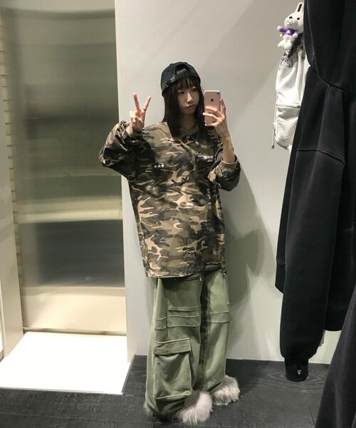 mydeepbluememories(マイディープブルーメモリーズ)の「MM SYMBOL LOGO CAMO LONG SLEEVE #1(Tシャツ/カットソー・レディース・その他・FREE)」の10枚目の写真