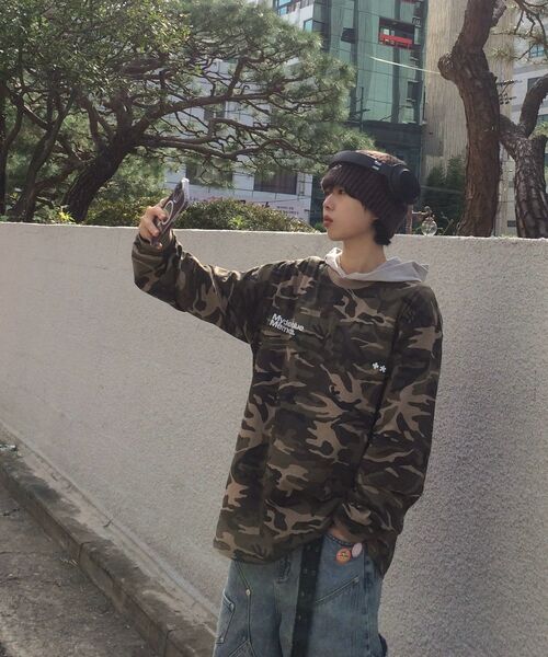 mydeepbluememories(マイディープブルーメモリーズ)の「MM SYMBOL LOGO CAMO LONG SLEEVE #1(Tシャツ/カットソー・レディース・その他・FREE)」の12枚目の写真