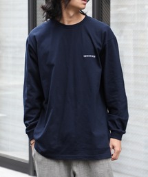 【MAISON CLUB】ワンポイント刺繍ロングスリーブTee LESS IS MORE