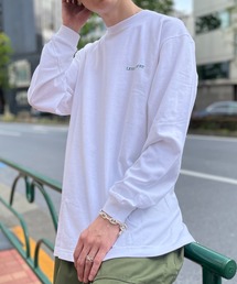 【MAISON CLUB】ワンポイント刺繍ロングスリーブTee LESS IS MORE