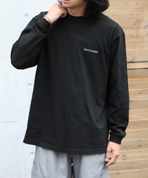 【MAISON CLUB】ワンポイント刺繍ロングスリーブTee LESS IS MORE