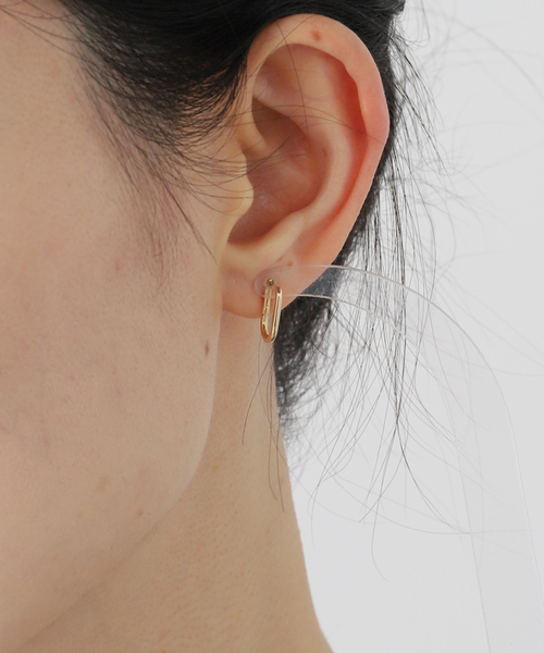 IENA(イエナ)の「GIGI/ジジ oval earrings ピアス(両耳) S10053(ピアス(両耳用)・レディース・ゴールド・FREE)」の8枚目の写真