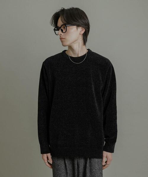 SENSE OF PLACE by URBAN RESEARCH（センスオブプレイスバイアーバンリサーチ）の「『洗濯可』モールニットプルオーバー（ニット/セーター・メンズ・ライトブラウン/グレー/ブラック・LARGE/MEDIUM）」の9枚目の写真