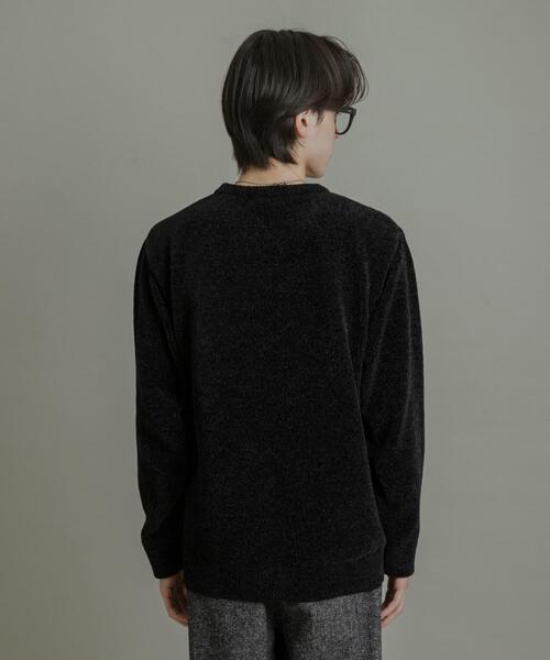 SENSE OF PLACE by URBAN RESEARCH（センスオブプレイスバイアーバンリサーチ）の「『洗濯可』モールニットプルオーバー（ニット/セーター・メンズ・ライトブラウン/グレー/ブラック・LARGE/MEDIUM）」の11枚目の写真