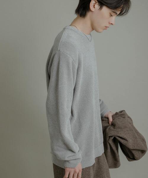 SENSE OF PLACE by URBAN RESEARCH（センスオブプレイスバイアーバンリサーチ）の「『洗濯可』モールニットプルオーバー（ニット/セーター・メンズ・ライトブラウン/グレー/ブラック・LARGE/MEDIUM）」の14枚目の写真