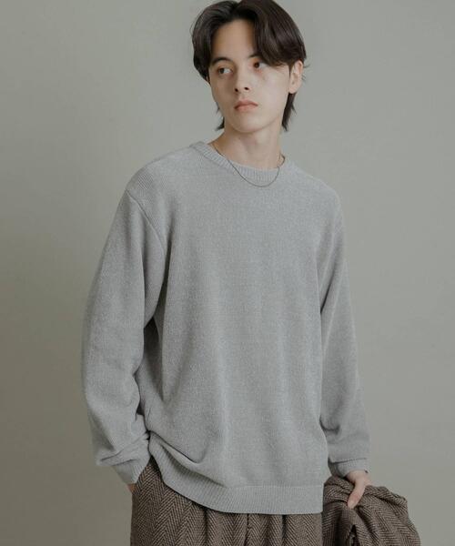 SENSE OF PLACE by URBAN RESEARCH（センスオブプレイスバイアーバンリサーチ）の「『洗濯可』モールニットプルオーバー（ニット/セーター・メンズ・ライトブラウン/グレー/ブラック・LARGE/MEDIUM）」の15枚目の写真