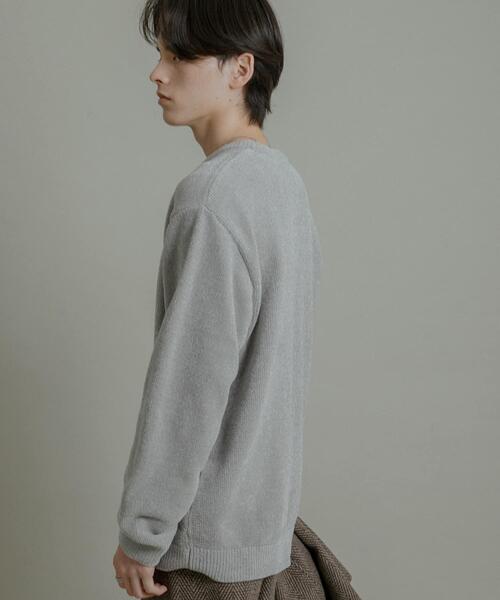 SENSE OF PLACE by URBAN RESEARCH（センスオブプレイスバイアーバンリサーチ）の「『洗濯可』モールニットプルオーバー（ニット/セーター・メンズ・ライトブラウン/グレー/ブラック・LARGE/MEDIUM）」の17枚目の写真
