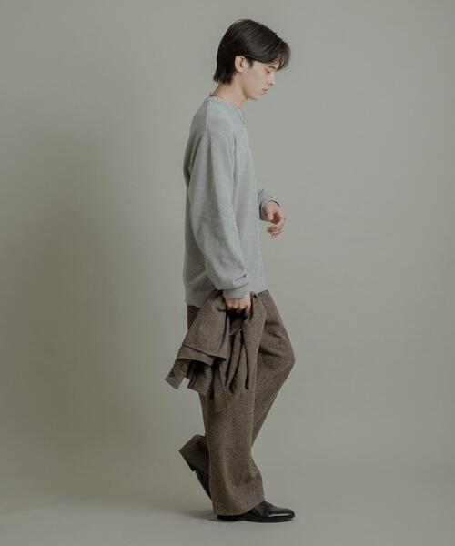 SENSE OF PLACE by URBAN RESEARCH（センスオブプレイスバイアーバンリサーチ）の「『洗濯可』モールニットプルオーバー（ニット/セーター・メンズ・ライトブラウン/グレー/ブラック・LARGE/MEDIUM）」の20枚目の写真