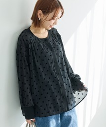 LAVEANGE | シアーフロッキードットブラウス(シャツ/ブラウス)