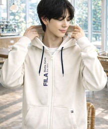 FILA フィラ ワンポイント 裏毛 スウェット フルジップ パーカー