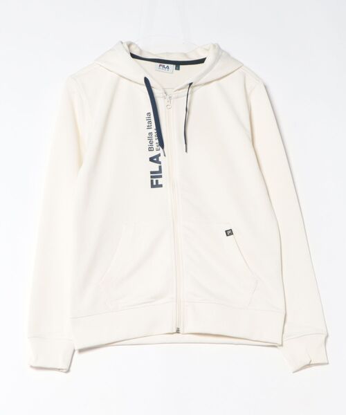 FILA(フィラ)の「FILA フィラ ワンポイント 裏毛 スウェット フルジップ パーカー(パーカー・メンズ・ブラック/オフホワイト/ネイビー・S/L/LL/3L/M)」の15枚目の写真