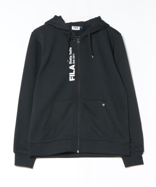 FILA(フィラ)の「FILA フィラ ワンポイント 裏毛 スウェット フルジップ パーカー(パーカー・メンズ・ブラック/オフホワイト/ネイビー・S/L/LL/3L/M)」の16枚目の写真