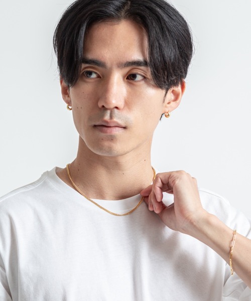 TOMWOOD(トムウッド)】Curb Chain M ゴールドネックレス 18 inch ユニ