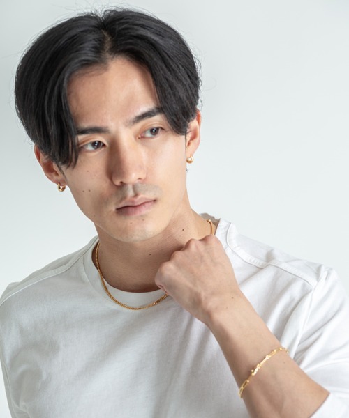 TOM WOOD(トムウッド)の「【TOMWOOD(トムウッド)】Curb Chain M ゴールドネックレス 18 inch ユニセックス(ネックレス・レディース・ゴールド・FREE)」の5枚目の写真