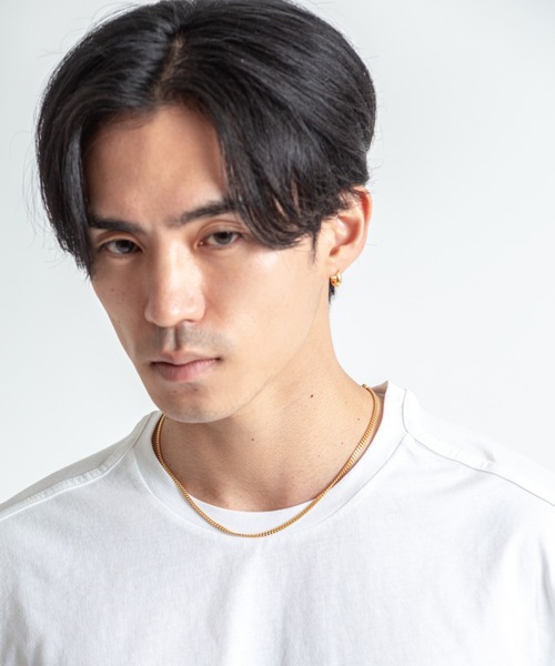 TOM WOOD(トムウッド)の「【TOMWOOD(トムウッド)】Curb Chain M ゴールドネックレス 18 inch ユニセックス(ネックレス・レディース・ゴールド・FREE)」の4枚目の写真