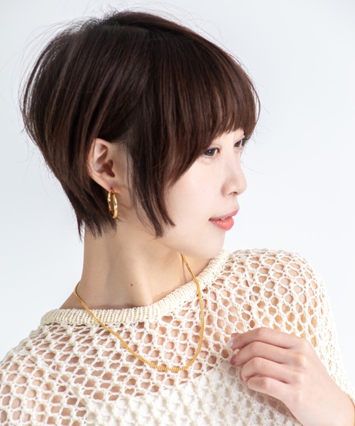 TOM WOOD(トムウッド)の「【TOMWOOD(トムウッド)】Curb Chain M ゴールドネックレス 18 inch ユニセックス(ネックレス・レディース・ゴールド・FREE)」の8枚目の写真