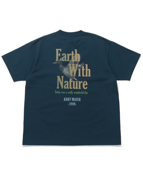 KRIFF MAYER(クリフメイヤー)の「【接触冷感】DRY TOUCH 冷感T(ハンティング)(Tシャツ/カットソー・メンズ・ブラック/オフホワイト/ライム/ネイビー・MEDIUM/X-LARGE/LARGE)」の4枚目の写真