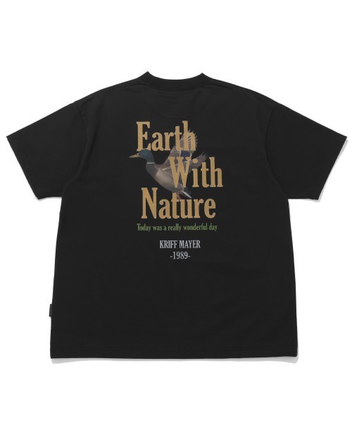 KRIFF MAYER(クリフメイヤー)の「【接触冷感】DRY TOUCH 冷感T(ハンティング)(Tシャツ/カットソー・メンズ・ブラック/オフホワイト/ライム/ネイビー・MEDIUM/X-LARGE/LARGE)」の2枚目の写真