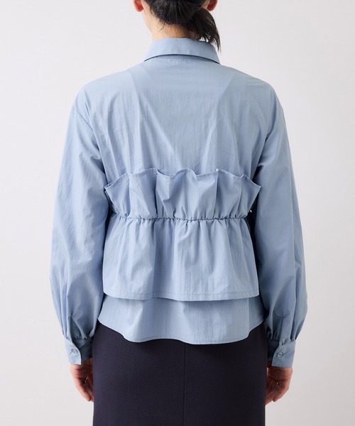 VIS（ビス）の「ビスチェドッキングシャツ/イージーケア（シャツ/ブラウス・レディース・オフホワイト/ピンク/ブルー・FREE）」の16枚目の写真