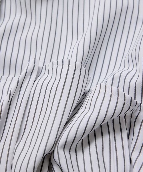 VIS（ビス）の「ビスチェドッキングシャツ/イージーケア（シャツ/ブラウス・レディース・オフホワイト/ピンク/ブルー・FREE）」の8枚目の写真