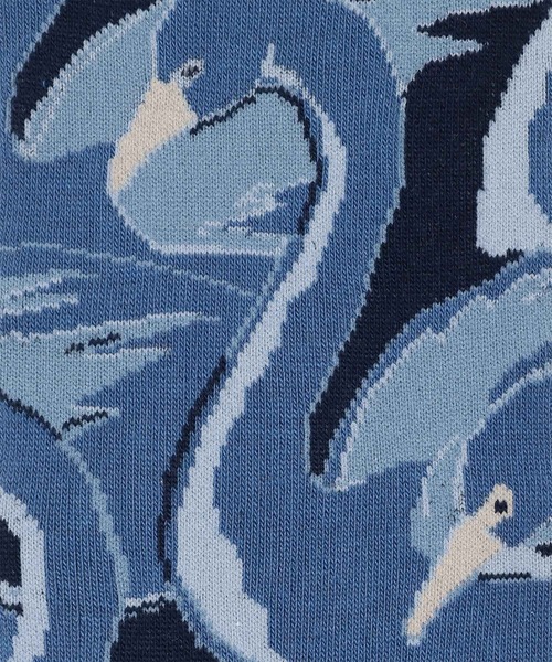 Paul Smith（ポールスミス）の「“Swan” ソックス【160619 CS】（ソックス/靴下・メンズ・ネイビー/ベージュ・25-27）」の4枚目の写真