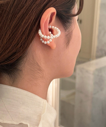 EDIT. FOR LULU（エディットフォールル）の「【SASKIA DIEZ/サスキア ディツ】PEARL EARCUFF DOUBLE（イヤーカフ）」