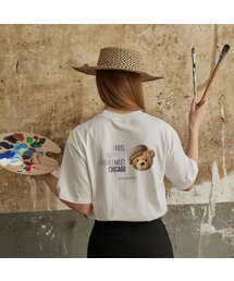OHP x DREAMDAY bハッピー テディ セミオーバー 半袖Tシャツ2