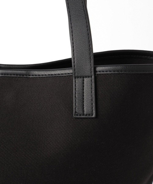 GLOBAL WORK（グローバルワーク）の「軽量ジャストポケットコンビトート/638053（トートバッグ・メンズ・アイボリー/ブラック・FREE）」の8枚目の写真