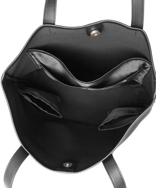 GLOBAL WORK（グローバルワーク）の「軽量ジャストポケットコンビトート/638053（トートバッグ・メンズ・アイボリー/ブラック・FREE）」の10枚目の写真