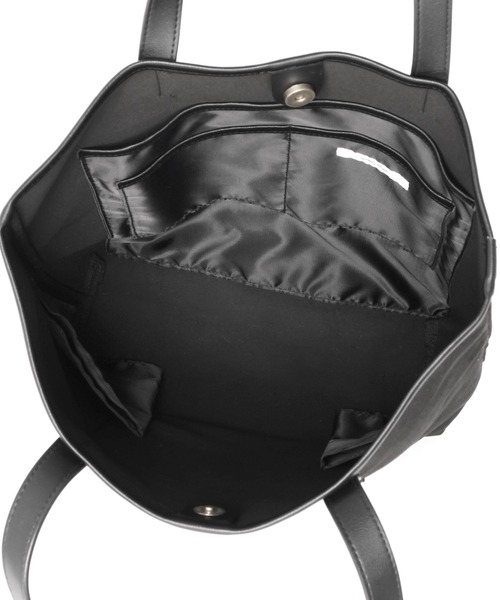 GLOBAL WORK（グローバルワーク）の「軽量ジャストポケットコンビトート/638053（トートバッグ・メンズ・アイボリー/ブラック・FREE）」の11枚目の写真