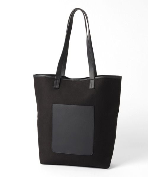 GLOBAL WORK（グローバルワーク）の「軽量ジャストポケットコンビトート/638053（トートバッグ・メンズ・アイボリー/ブラック・FREE）」の16枚目の写真