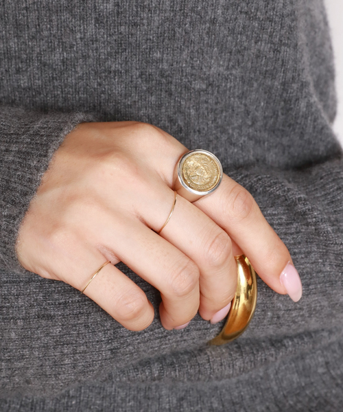 Gabriela Artigas(ガブリエラアルティガス)の「*【GABRIELA ARTIGAS】Vintage Mexican Peso Ring(リング・レディース・シルバー・16/14/12)」の7枚目の写真
