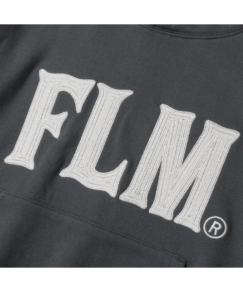 F.ILLUMINATE（フィルミネイト）の「(W) FLM スティッチロゴクロップフードパーカー-チャコール（パーカー・レディース・その他・FREE）」の10枚目の写真