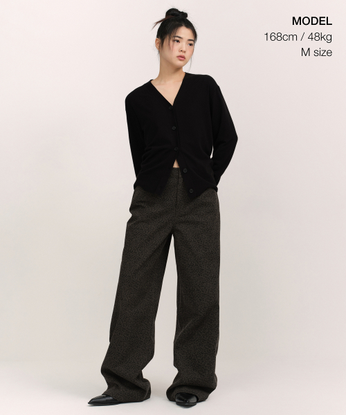 MUSINSA STANDARD WOMAN（ムシンサスタンダードウーマン）の「ウィメンズエッセンシャルリラックスドカーディガン[ブラック]（カーディガン/ボレロ・レディース・その他・X-SMALL/SMALL/MEDIUM/LARGE）」の2枚目の写真
