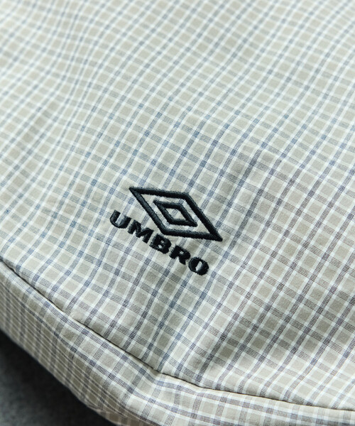 UMBRO（アンブロ）の「UMBRO/アンブロ SP NEW ROUND SHOULDER BAG/別注 チェック＆ストライプ ニュー ラウンドショルダーバッグ（ショルダーバッグ・メンズ・ホワイト/ブラック/ネイビー/ブルー/グリーン・ONE SIZE）」の9枚目の写真