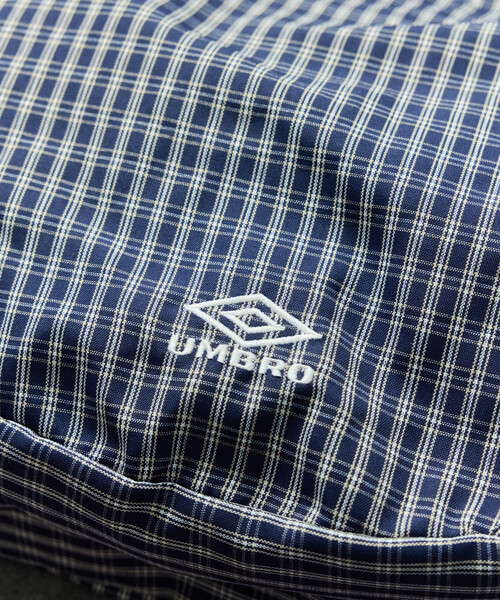 UMBRO（アンブロ）の「UMBRO/アンブロ SP NEW ROUND SHOULDER BAG/別注 チェック＆ストライプ ニュー ラウンドショルダーバッグ（ショルダーバッグ・メンズ・ホワイト/ブラック/ネイビー/ブルー/グリーン・ONE SIZE）」の11枚目の写真