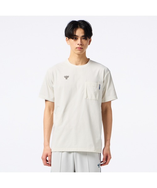 hummel(ヒュンメル)の「hummel/ヒュンメル HMP ハンソデTシャツ(Tシャツ/カットソー・レディース・ブルー/ブラック/ベージュ/イエロー・S/M/L/XL)」の5枚目の写真