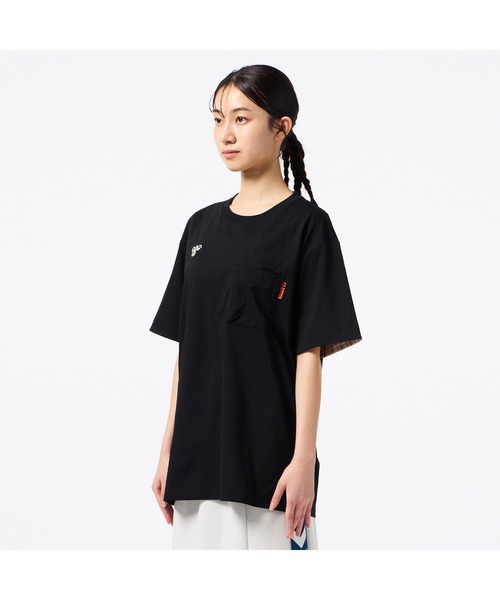 hummel(ヒュンメル)の「hummel/ヒュンメル HMP ハンソデTシャツ(Tシャツ/カットソー・レディース・ブルー/ブラック/ベージュ/イエロー・S/M/L/XL)」の18枚目の写真